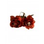 Red Rose with Skull
