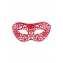Filigree Butterfly Eye mask - Red