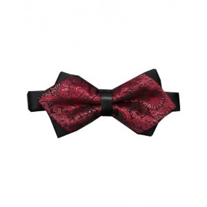 Bow tie Venetian Glitter Red Diamond Tip