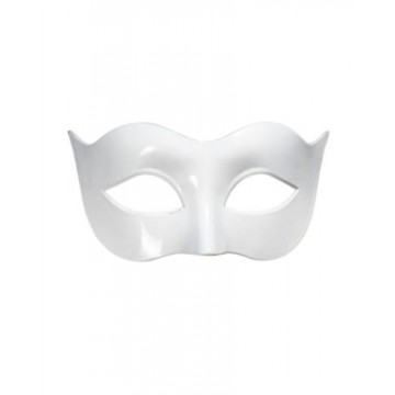 Plain Masquerade Eye mask - White
