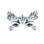 Face Sticker White Snowy Queen Crystal