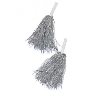 Pom Poms - Silver