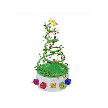 Christmas Tree Coil Spring Hat