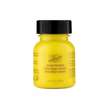 Yellow liquid mehron make up