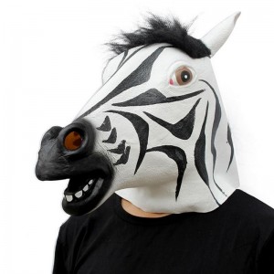 Latex Mask Zebra