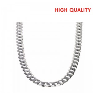 Silver Thick Necklace