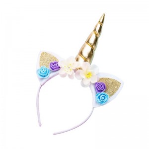 Unicorn Gold Headband