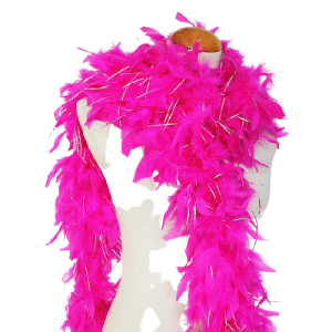 Feather Boa Tinsel - Magenta