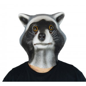 Latex Mask Raccoon
