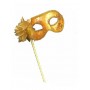 Mask on stick - Yellow