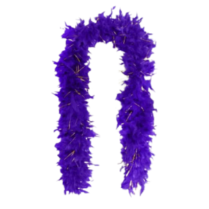 Feather Boa Tinsel - Purple