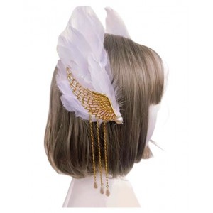 Angel Wings Hair Clip - White