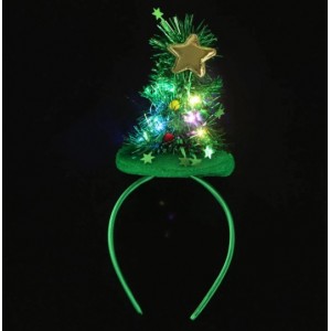 Christmas Tree Headband - Green