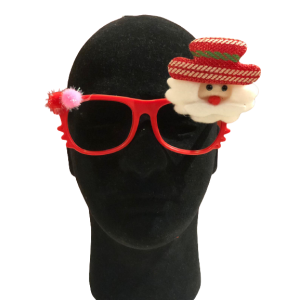X-Mas Santa Bear Frame Glasses