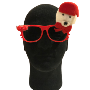 X-mas Snow Bear Frame Glasses