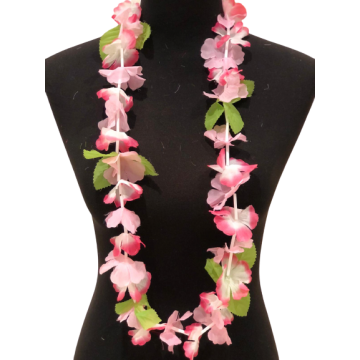 Flower Garland Tropical Hawaiian - Pink