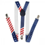Suspenders USA Flag