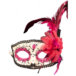 Day of the Dead Fancy Eyemask - Pink