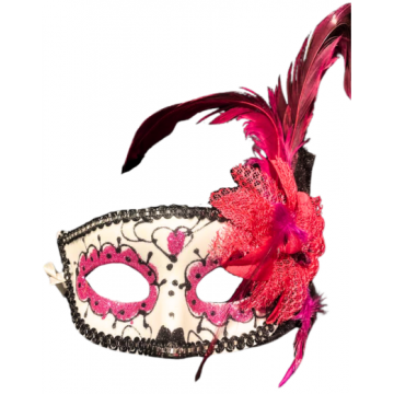 Day of the Dead Fancy Eyemask - Pink