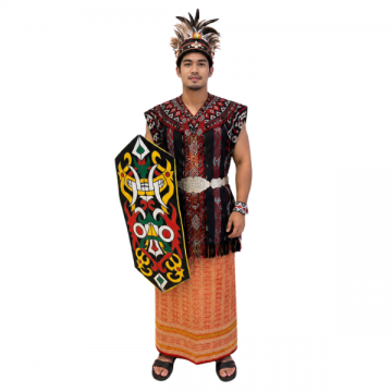 IBAN Sarawak Traditional Ethnic Male