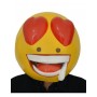 Latex Mask Emoji Heart Eye