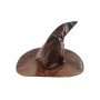 Leather Witch hat - Brown
