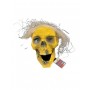 Yellow Witch Skull with Light