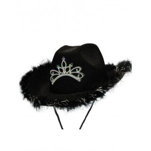 Fur Cowboy Hat -Black