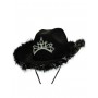 Fur Cowboy Hat -Black