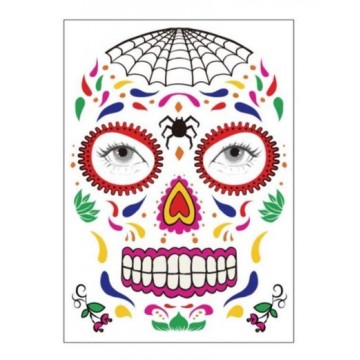 Temporary Tattoo - Day of the Dead Spider