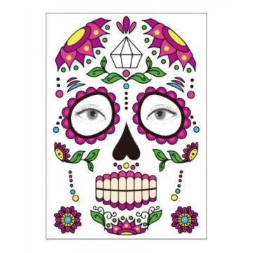 Temporary Tattoo - Day of the Dead Diamond