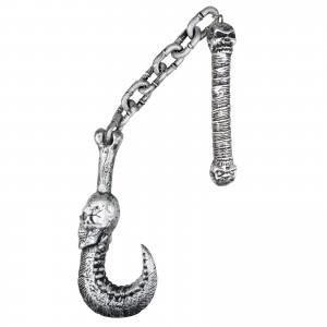 Skull Bones Hook with Chain