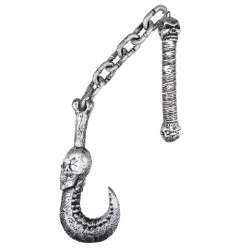 Skull Bones Hook with Chain