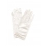 Gloves Short Satin - Ivory