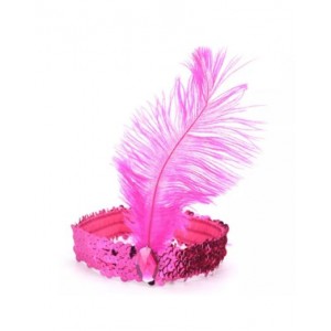 Flapper Headband Pink