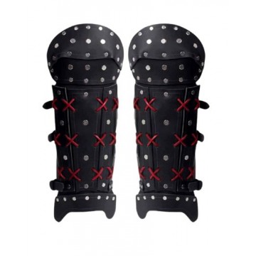 Medieval Steampunk Ronin Samurai Shinguard (Black)