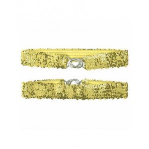 Sequin Belt Gold