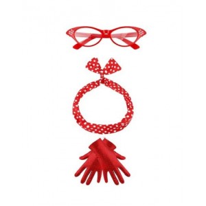 Polkadots Dress up kits - Red