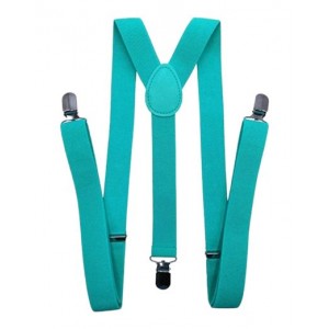 Suspenders - Neon Teal Mint