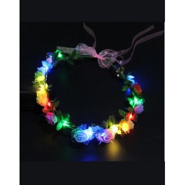 Headpiece LED Colorful Flower