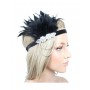 Flapper Headband - Feather Rhinestone