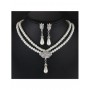 Pearl and Diamond Necklace Set