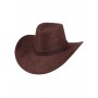 Western Cowboy Hat - Dark Brown