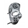 Steampunk Half Mask - Silver