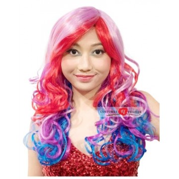 Wavy O' Curl Wig - Colorful Anime