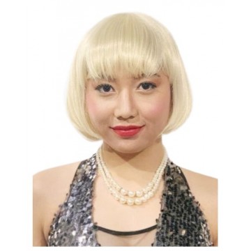 Flapper Bob Blonde Wig