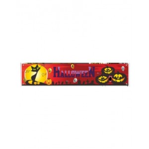 Happy Halloween Banner - Cat