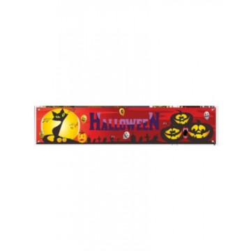 Happy Halloween Banner - Cat