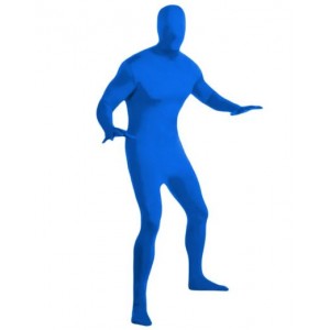 SECOND SKIN SUIT ZENTAI - BLUE