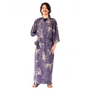Yukata Men Kimono Wave
